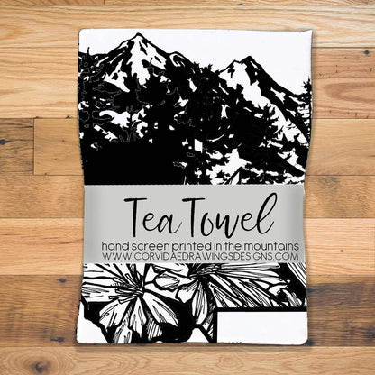Corvidae Tea Towel: Montana