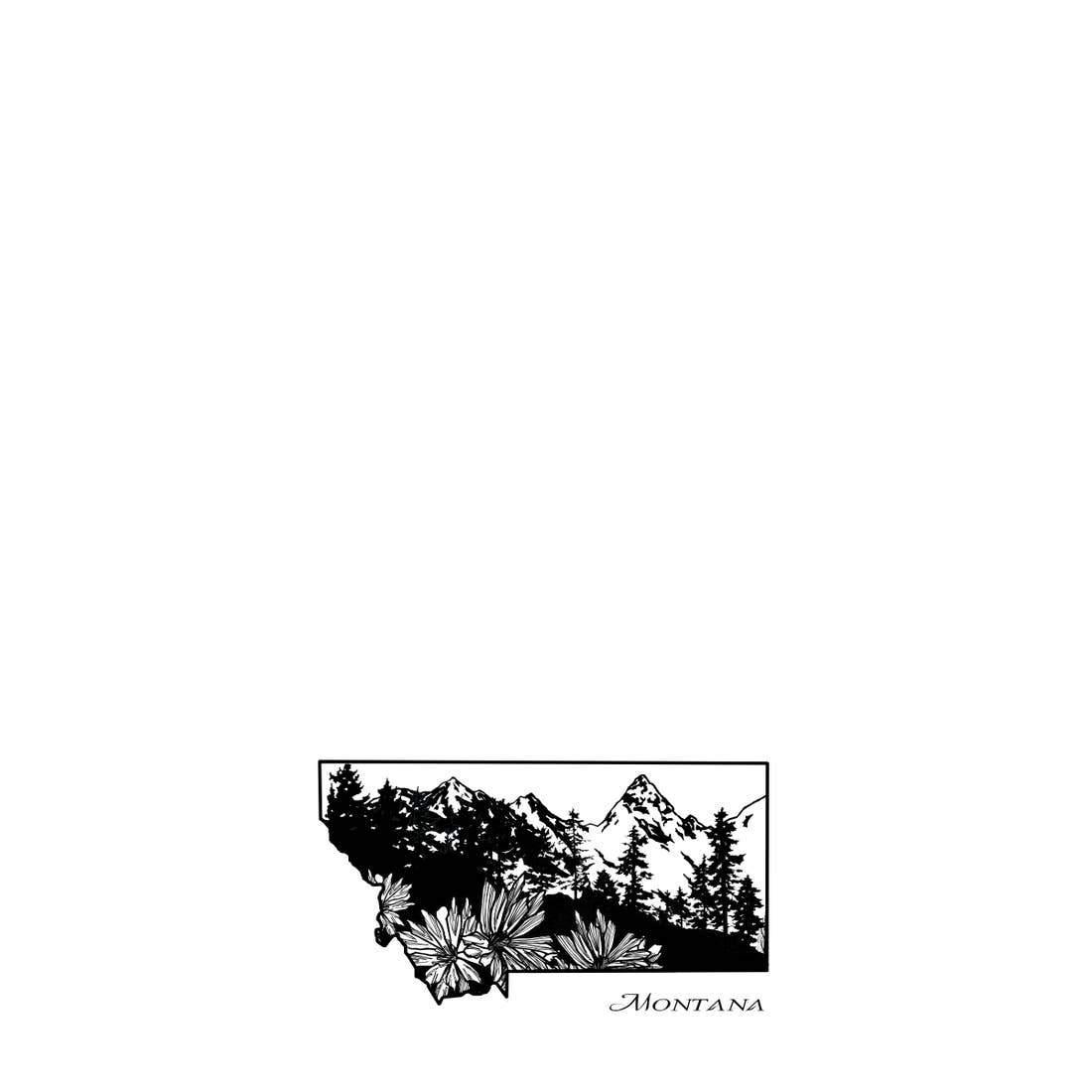 Corvidae Tea Towel: Montana