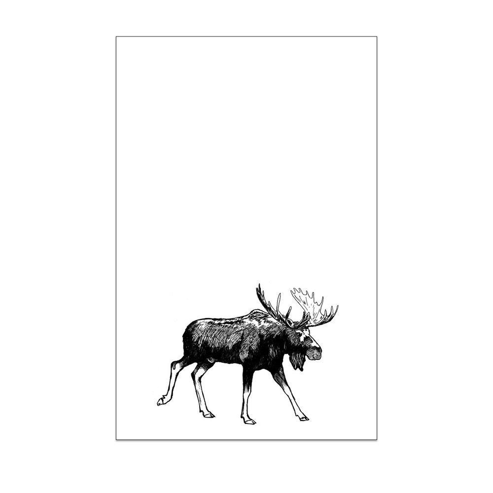 Corvidae Tea Towel: Moose