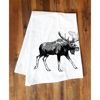 Corvidae Tea Towel: Moose