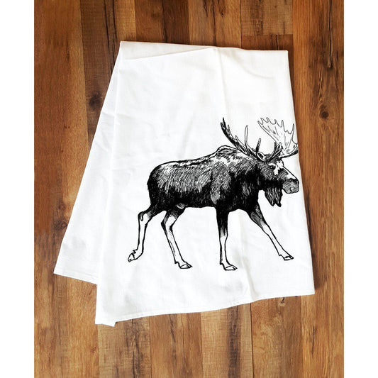Corvidae Tea Towel: Moose
