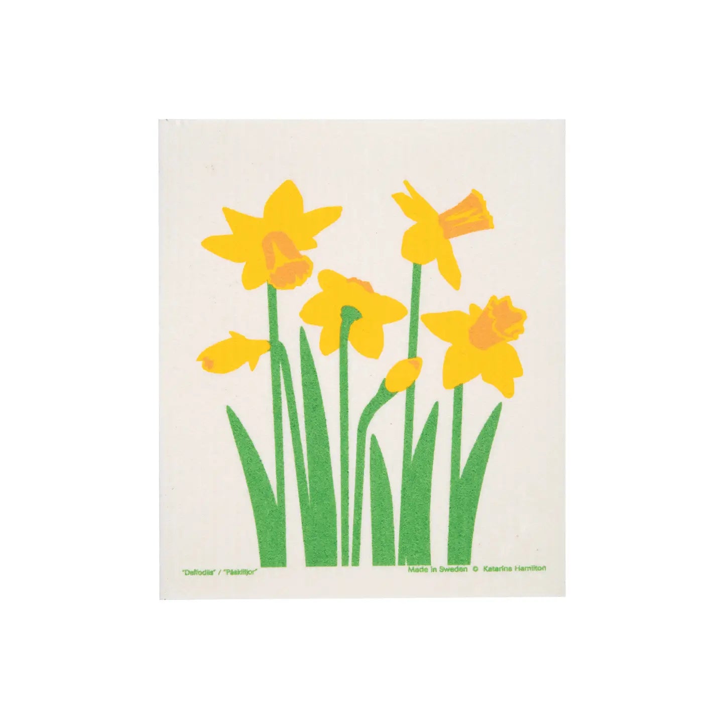 Cose Nuove Swedish Dishcloth: KH Daffodils