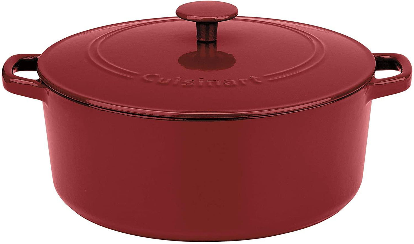 Cuisinart Chef's Classic Enameled Cast Iron Casserole / Dutch Oven: 7 QT