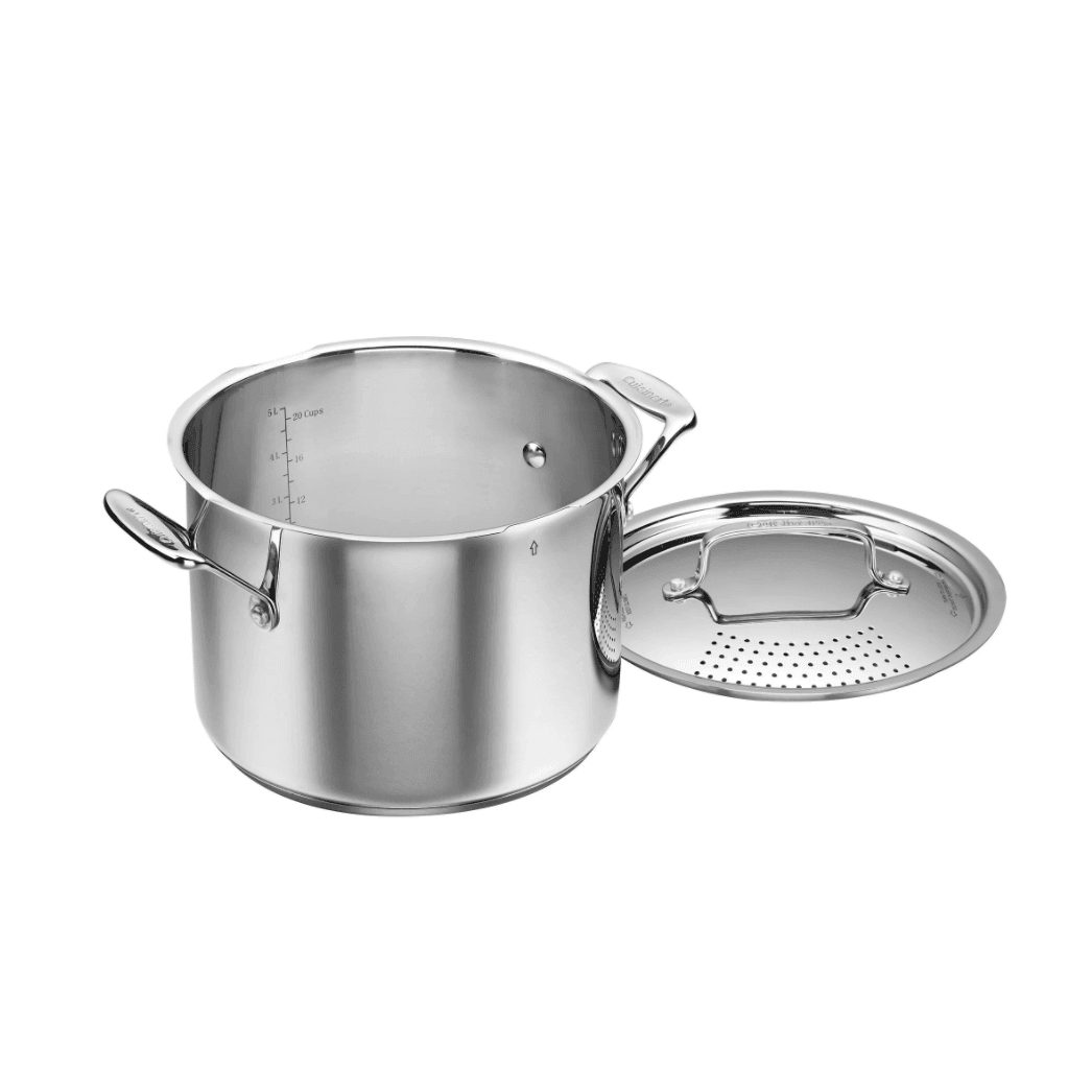 Cuisinart Chef's Classic Stockpot: 6 QT, with straining lid