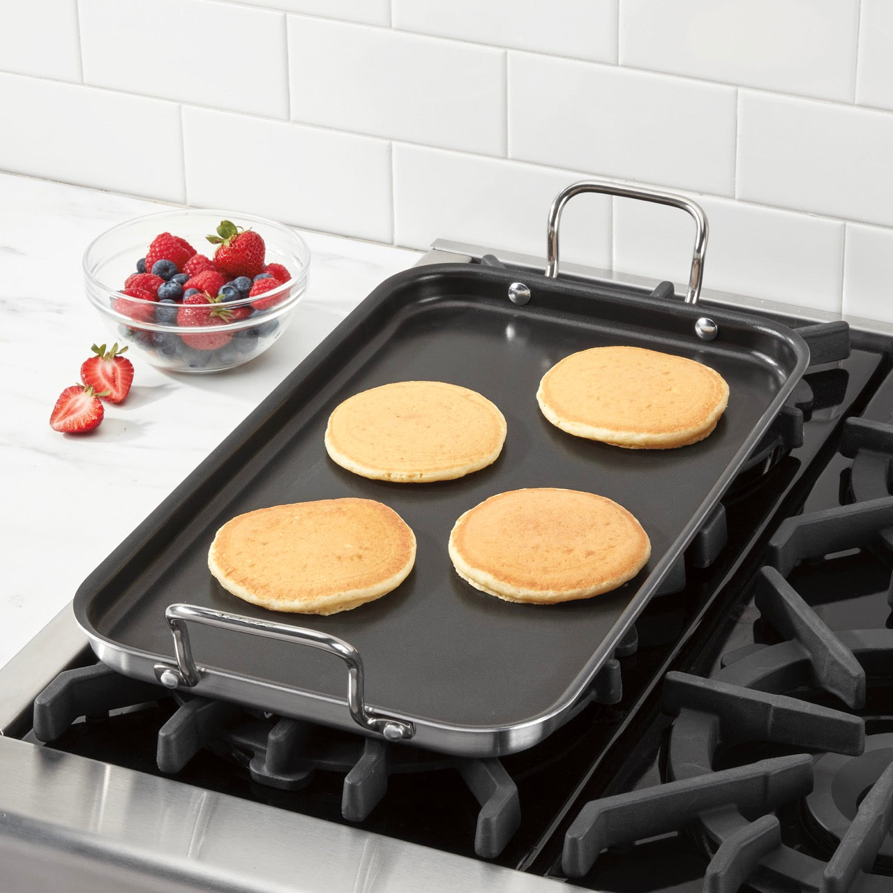 Cuisinart MultiCladPro Double Burner Griddle: 10" x 18"