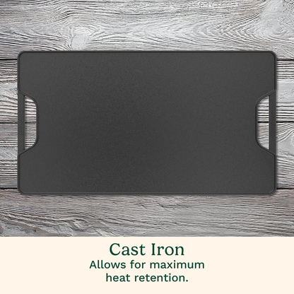 Cuisinart Reversible 2-in-1 Cast Iron Grill / Griddle Plate