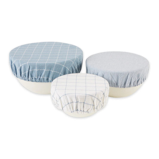DII Bowl Covers (Set of 3): Dusty Blue