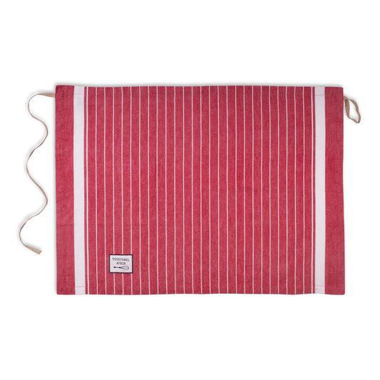 DII Dishtowel Apron: Red Classic Stripe