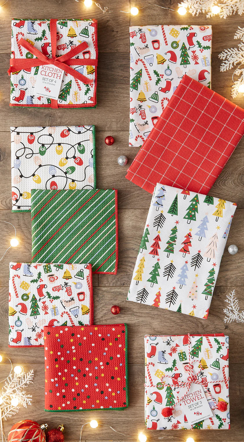 DII Dishtowels (Set of 3): Holiday Vibes