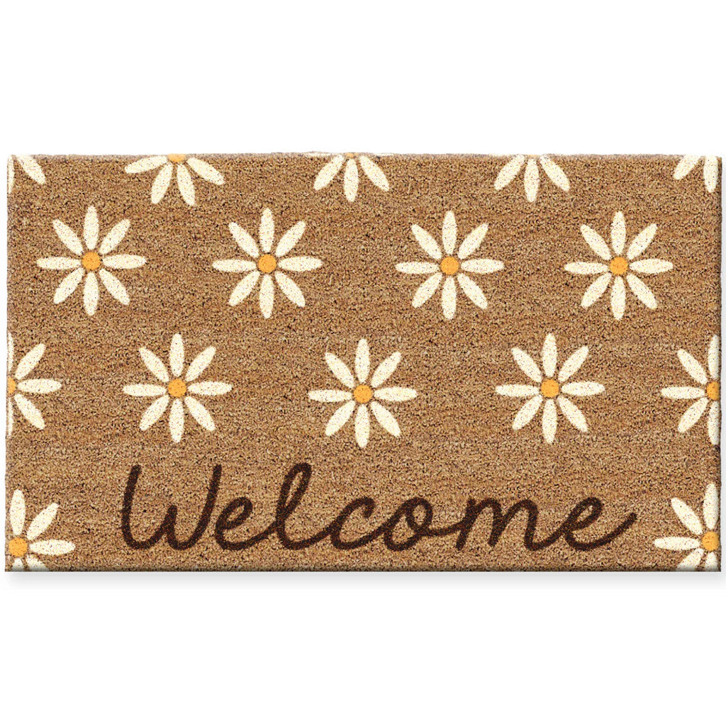 DII Doormat: Welcome Daisies