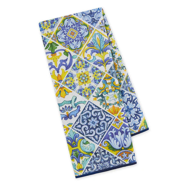 DII Microfiber Dishtowel: Lisbon Tiles