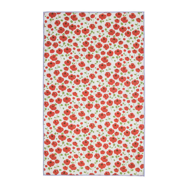 DII Microfiber Dishtowel: Poppy's Day