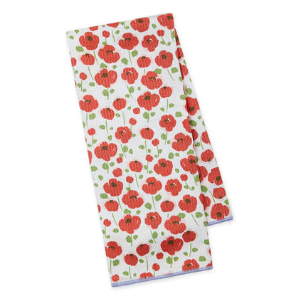 DII Microfiber Dishtowel: Poppy's Day