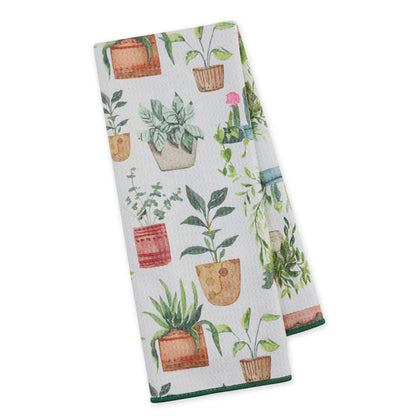 DII Microfiber Dishtowel: Potted Plants
