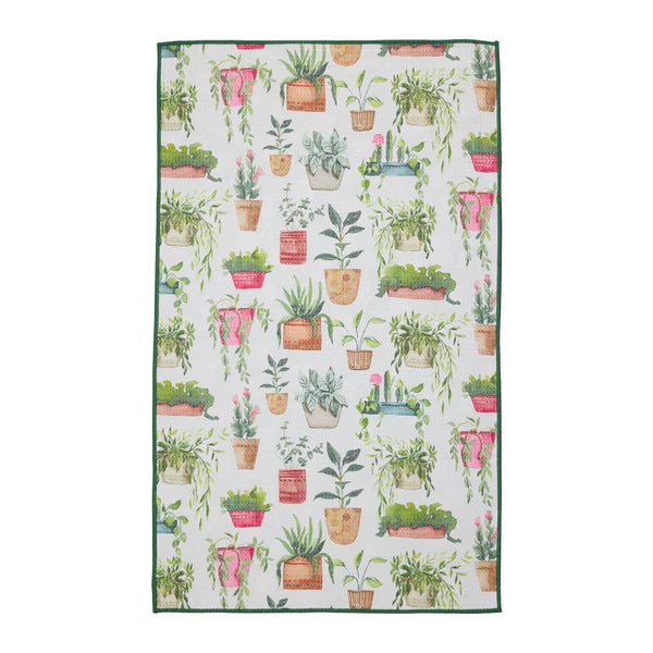 DII Microfiber Dishtowel: Potted Plants