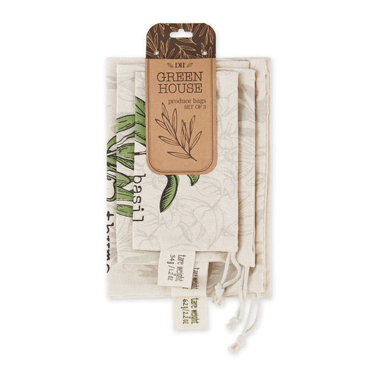 DII Produce Bags (Set of 3): Garden Herbs