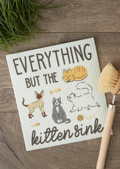 DII Swedish Dishcloth: Everything But The Kitten Sink