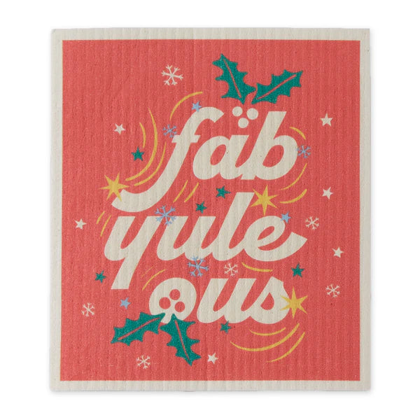 DII Swedish Dishcloth: Oh What Fun