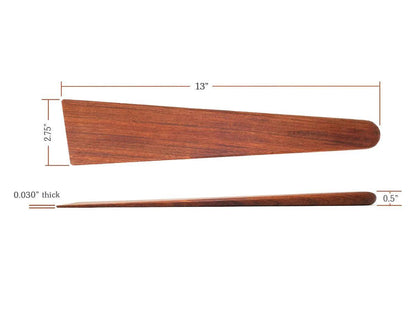 Earlywood Big Tera Scraper: Jatoba