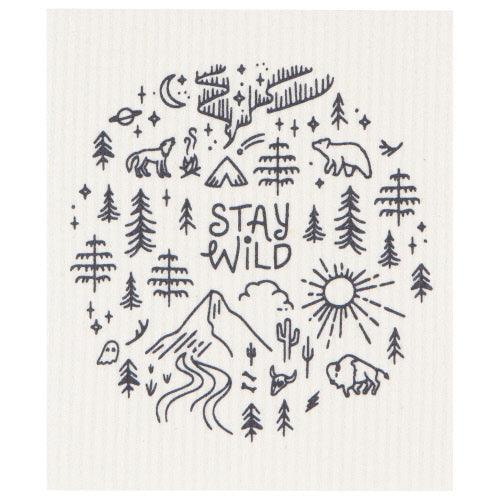 NOW Designs Swedish Dishcloth: Stay Wild