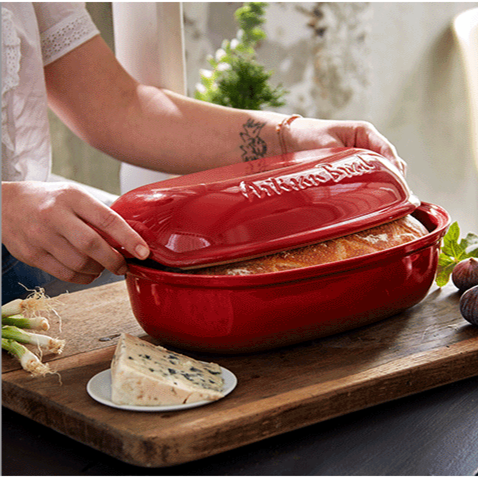 Emile Henry Bread Baker: Artisan, Burgundy