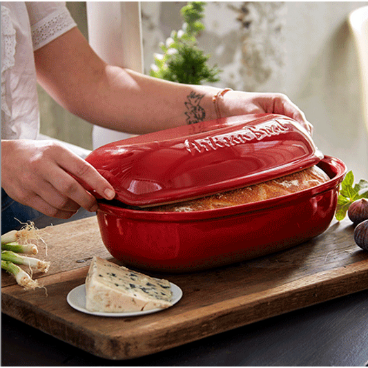 Emile Henry Bread Baker: Artisan, Burgundy