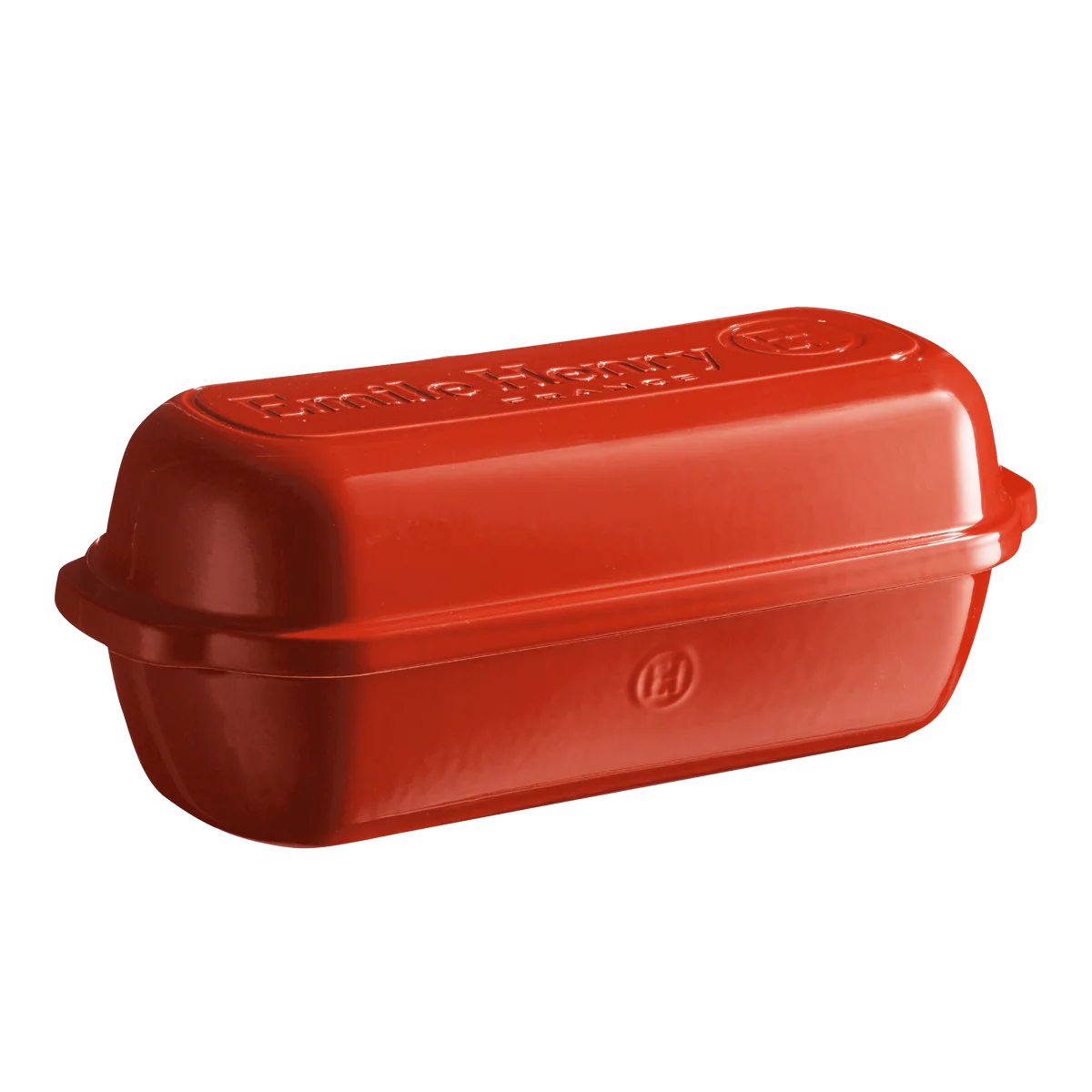 Emile Henry Bread Baker: Italian / Pullman, Poppy Red