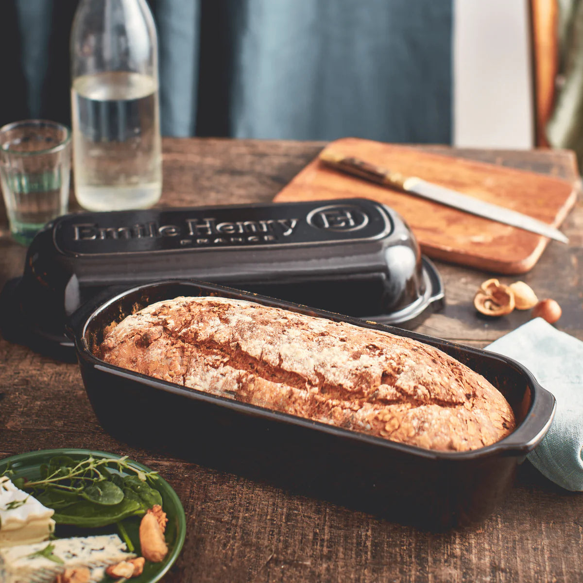 Emile Henry Bread Baker: Italian / Pullman, Truffle