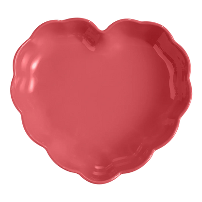Emile Henry Cake Dish: Madeleine Heart, Rose Candy
