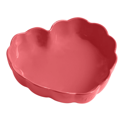 Emile Henry Cake Dish: Madeleine Heart, Rose Candy