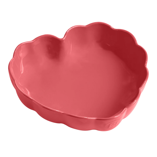 Emile Henry Cake Dish: Madeleine Heart, Rose Candy