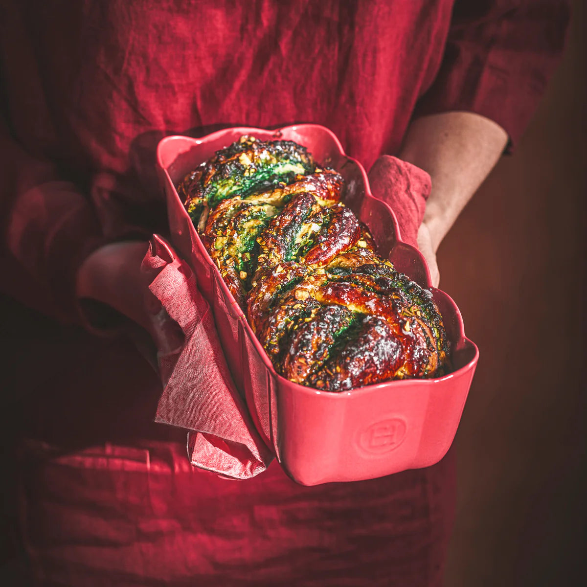 Emile Henry Loaf Pan: Madeleine, Rose Candy