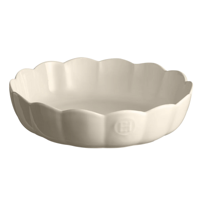 Emile Henry Cake Dish: Madeleine Round, Clay