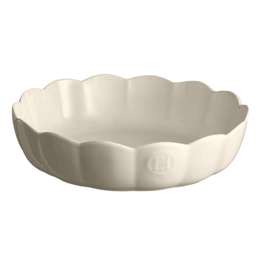 Emile Henry Cake Dish: Madeleine Round, Clay