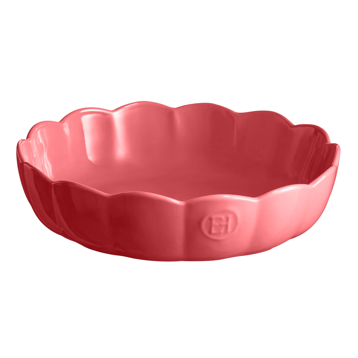 Emile Henry Cake Dish: Madeleine Round, Rose Candy
