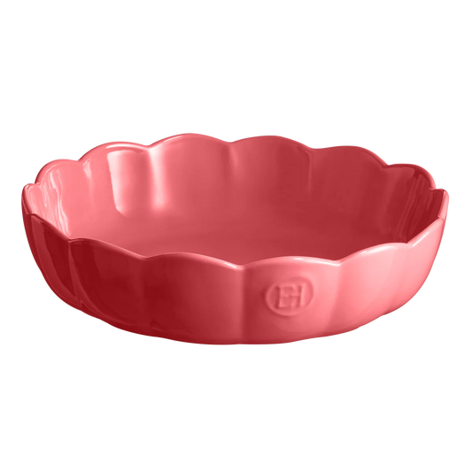 Emile Henry Cake Dish: Madeleine Round, Rose Candy