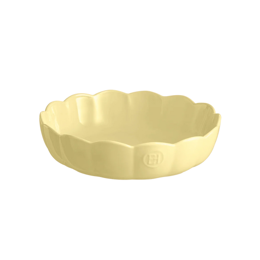 Emile Henry Madeleine Collection: Round Cake Dish, Vanilla