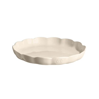Emile Henry Madeleine Collection: Round Tart Dish, Clay