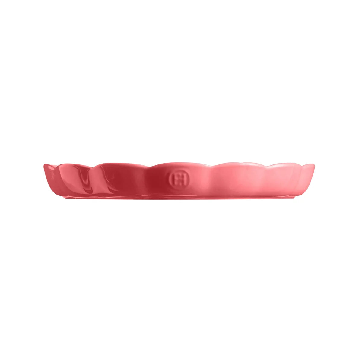 Emile Henry Madeleine Collection: Round Tart Dish, Rose Candy