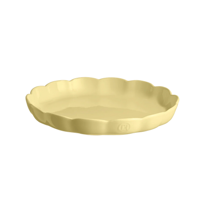 Emile Henry Madeleine Collection: Round Tart Dish, Vanilla