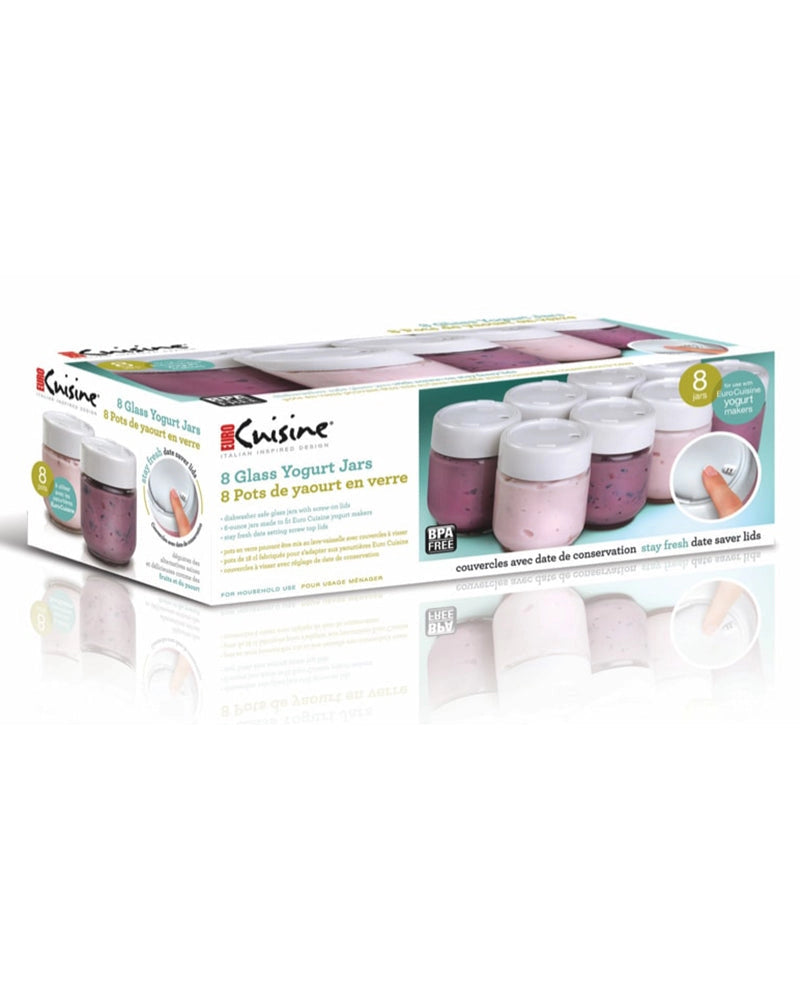 Euro Cuisine Glass Jars (Set of 8)