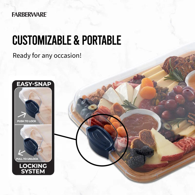 Farberware Build-A-Board: 11" x 14", Navy Handles