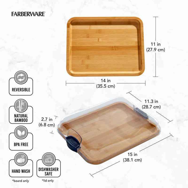 Farberware Build-A-Board: 11" x 14", Navy Handles