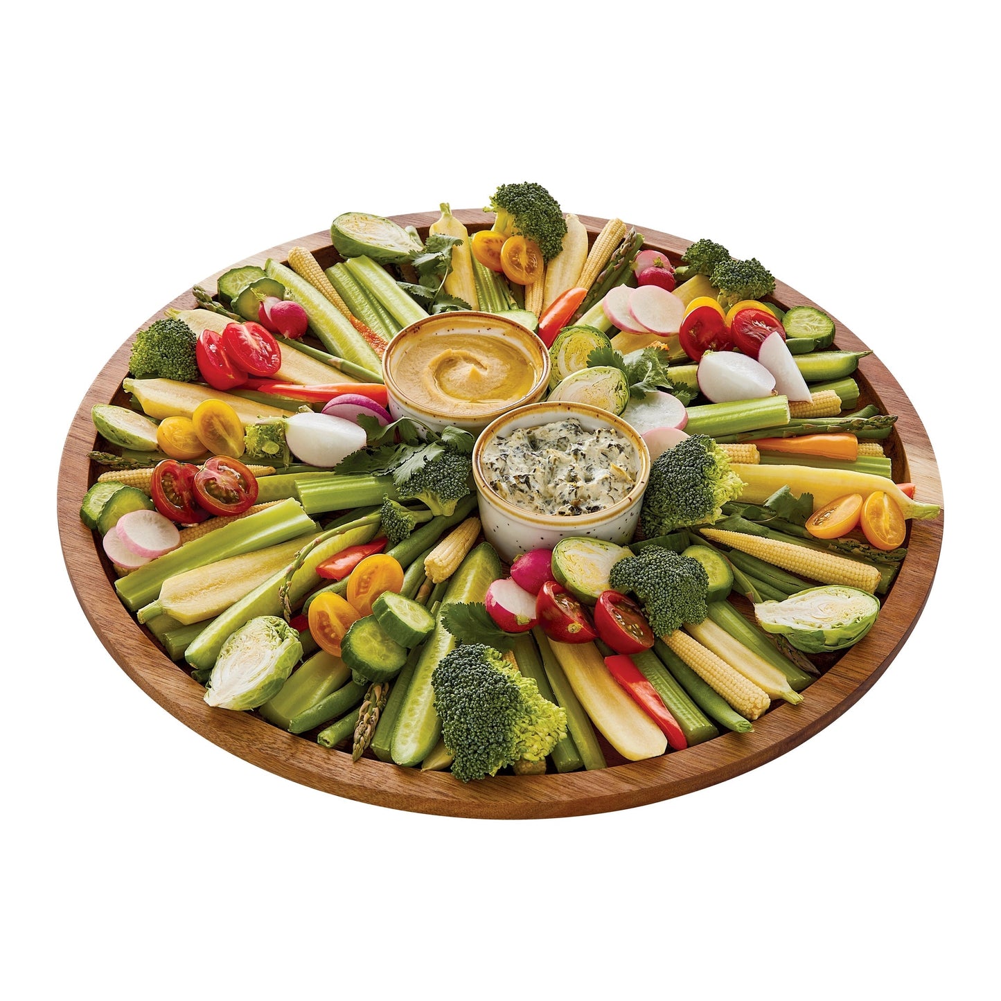 Farberware Build-A-Board: 14" Round, Acacia