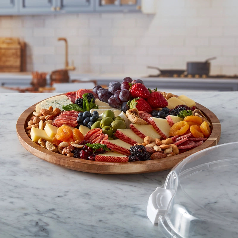Farberware Build-A-Board: 14" Round, Acacia