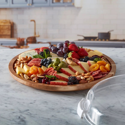 Farberware Build-A-Board: 14" Round, Acacia