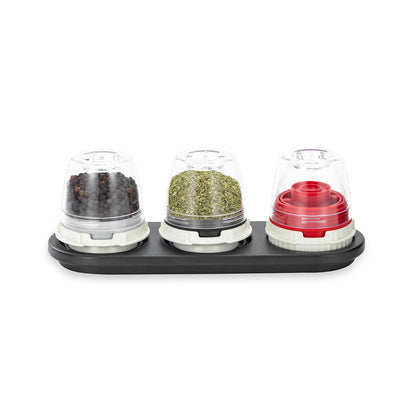 FinaMill Stackable Tray: Trio Black