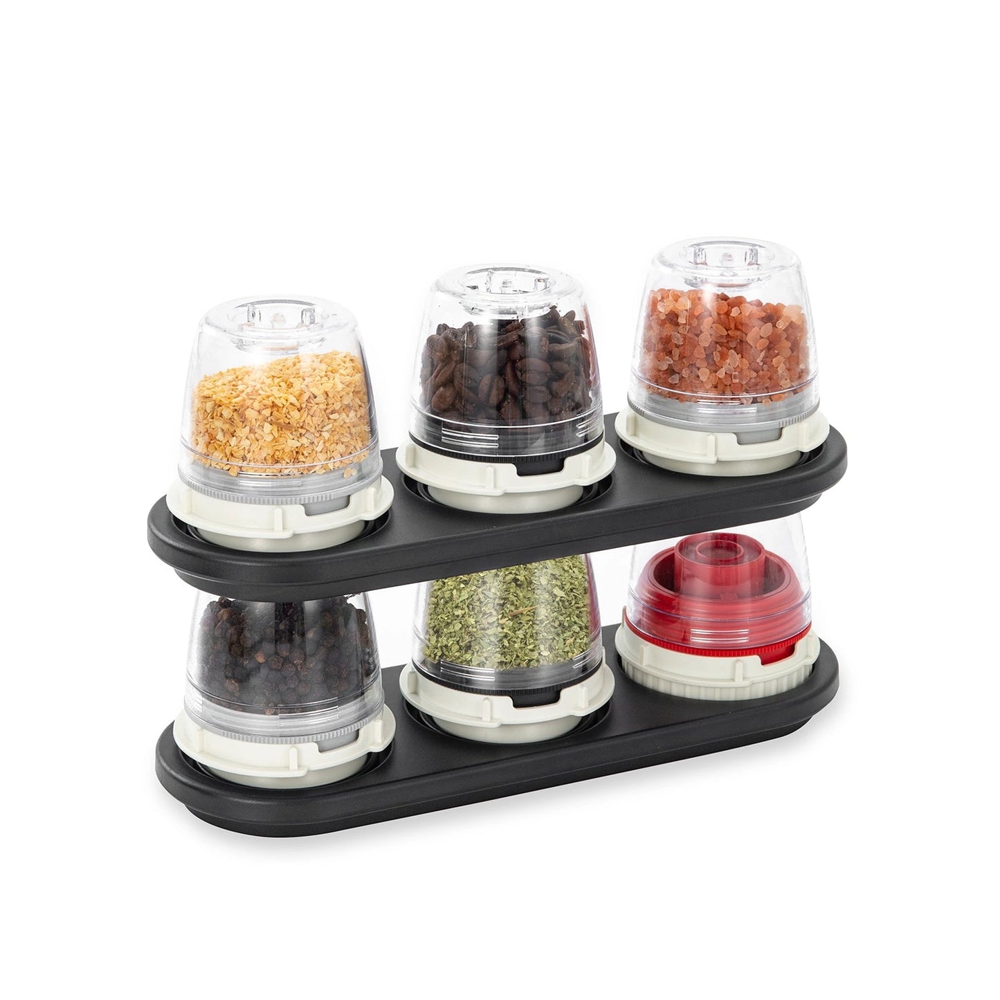 FinaMill Stackable Tray: Trio Black