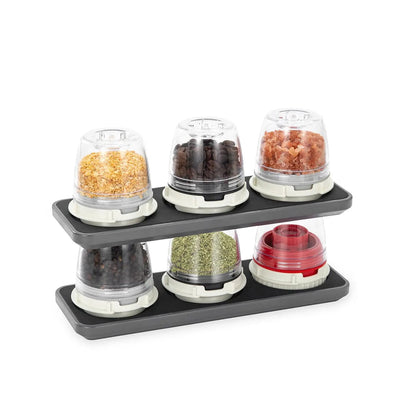 FinaMill Stackable Tray: Trio Slate