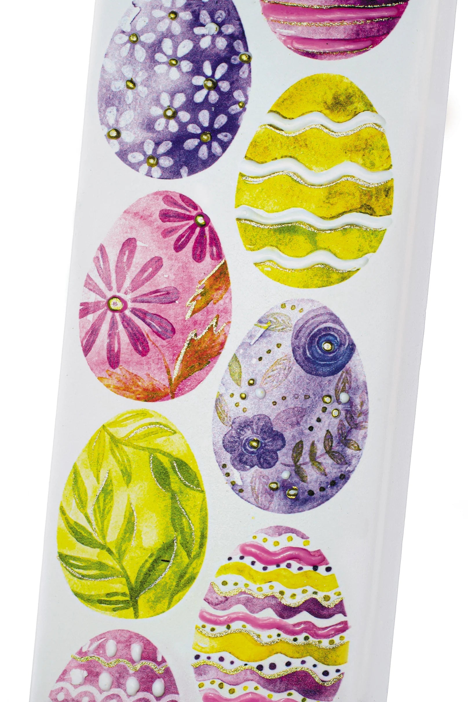 Flatyz Candle: Brightly Decorated Easter Eggs